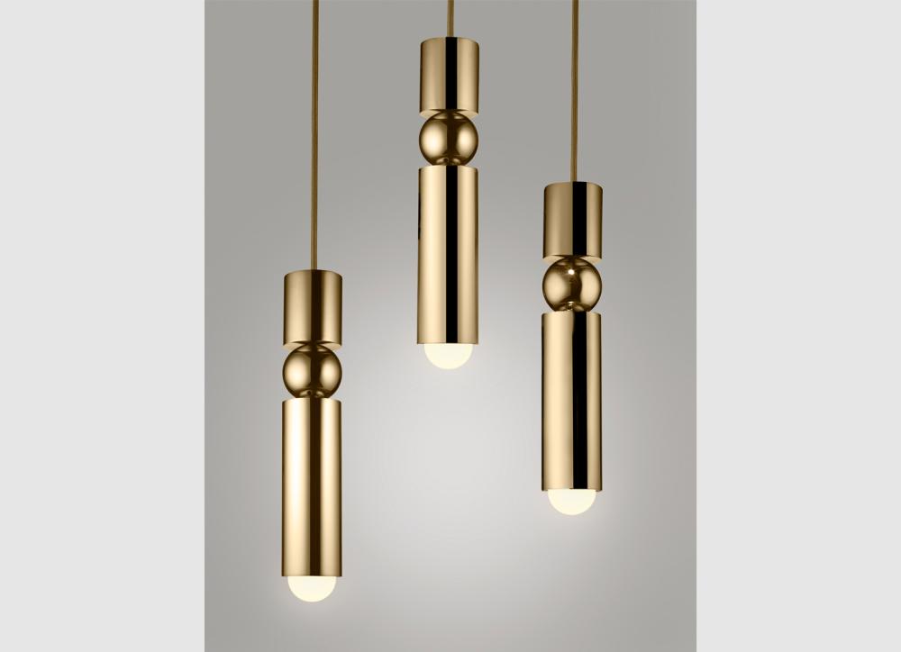 Fulcrum light brass di Lee Broom